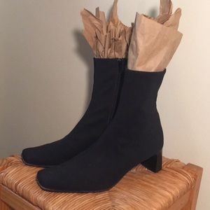 LIKE NEW Vintage Paul Green Square Toe Sock Boots